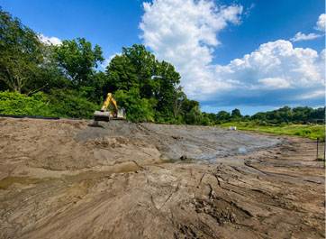 Environmental construction focused on water management, erosion control, and ecological restoration.
